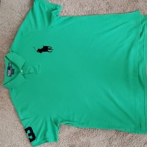 Ralph Lauren Polo shirt; XXL; green